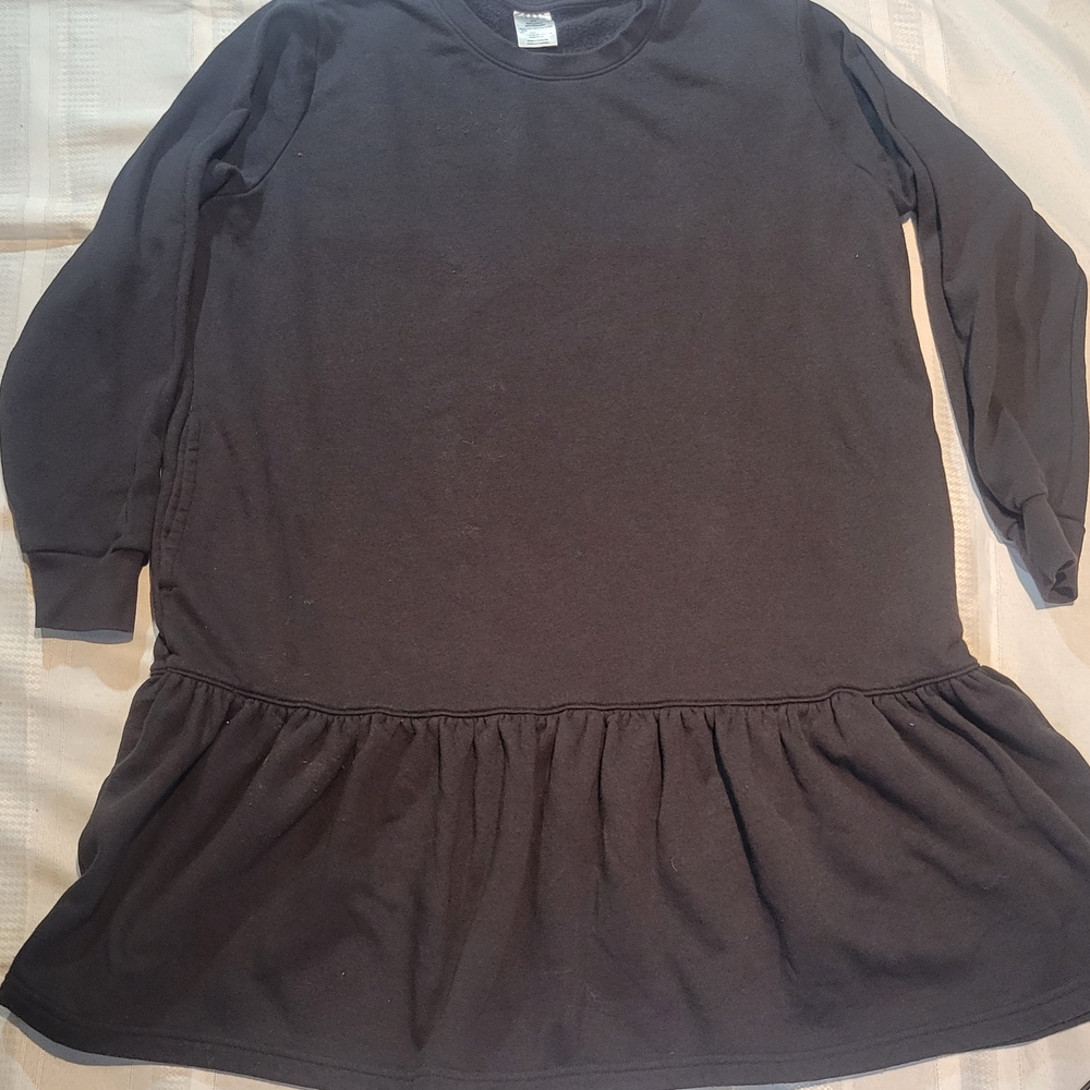 Serra Charcoal Gray Cotton Blend Top